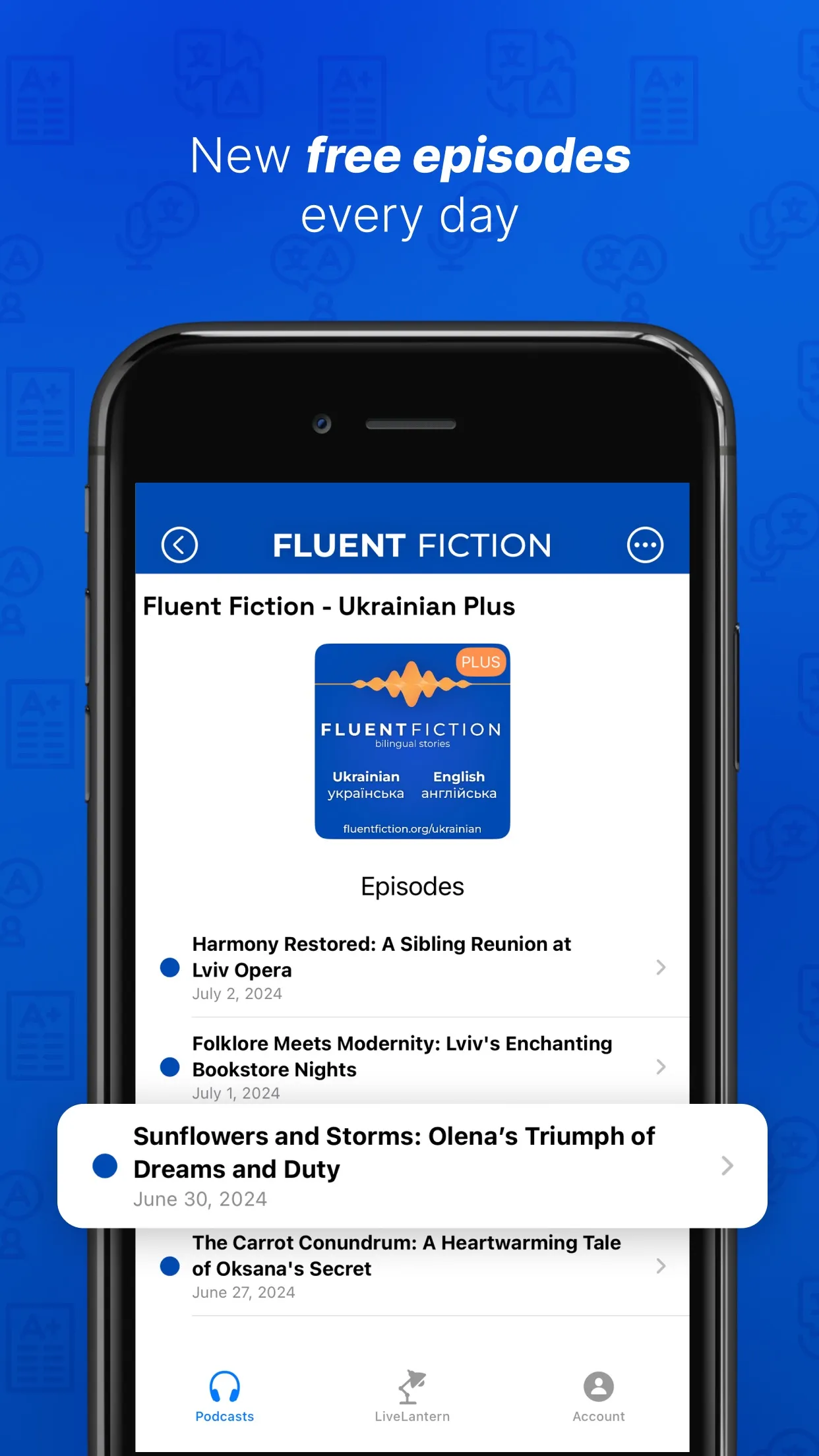 Fluent Fiction screenshot